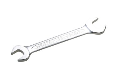 Jetech Double Open End Wrench, Size 24 x 27 mm Metric, Flat Head Wrench, Industrial Grade, Open Ended Spanner for Automotive Repair Furniture Assembly - OWS24-27