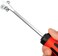 Jetech Striking Cap Go-Through Slotted Screwdriver, Cr-V Steel Flathead with Magnetic Tip, Ergonomic Soft Grip TPR Handle, 6mm Thick and 150mm Long Shaft - GTH6-150-