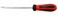 Jetech Striking Cap Go-Through Slotted Screwdriver, Cr-V Steel Flathead with Magnetic Tip, Ergonomic Soft Grip TPR Handle, 6mm Thick and 150mm Long Shaft - GTH6-150-