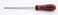 Jetech Striking Cap Go-Through Slotted Screwdriver, Cr-V Steel Flathead with Magnetic Tip, Ergonomic Soft Grip TPR Handle, 6mm Thick and 200mm Long Shaft - GTH6-200-