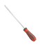 Jetech Striking Cap Go-Through Slotted Screwdriver, Cr-V Steel Flathead with Magnetic Tip, Ergonomic Soft Grip TPR Handle, 6mm Thick and 250mm Long Shaft - GTH6-250-
