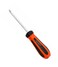 Jetech Striking Cap Go-Through Phillips Screwdriver, Cr-V Steel Phillipshead with Magnetic Tip, Ergonomic Soft Grip TPR Handle, 6mm Thick and 100mm Long Shaft - GTH6-100+