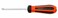 Jetech Striking Cap Go-Through Phillips Screwdriver, Cr-V Steel Phillipshead with Magnetic Tip, Ergonomic Soft Grip TPR Handle, 6mm Thick and 100mm Long Shaft - GTH6-100+