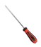 Jetech Striking Cap Go-Through Phillips Screwdriver, Cr-V Steel Phillipshead with Magnetic Tip, Ergonomic Soft Grip TPR Handle, 6mm Thick and 200mm Long Shaft - GTH6-200+