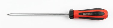 Jetech Striking Cap Go-Through Phillips Screwdriver, Cr-V Steel Phillipshead with Magnetic Tip, Ergonomic Soft Grip TPR Handle, 6mm Thick and 200mm Long Shaft - GTH6-200+