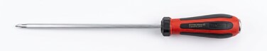 Jetech Striking Cap Go-Through Phillips Screwdriver, Cr-V Steel Phillipshead with Magnetic Tip, Ergonomic Soft Grip TPR Handle, 6mm Thick and 250mm Long Shaft - GTH6-250+