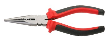 Jetech Long Nose Pliers 6-Inch, Chrome Vanadium Steel, Soft Grip Bi-Colored Handle with Wire Cutter, Precision Design Long Nose Cutting Pliers for Home, Fishing, Jewelry, Crafts - RP-6