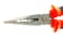 Jetech Long Nose Pliers 6-Inch, Chrome Vanadium Steel, Soft Grip Bi-Colored Handle with Wire Cutter, Precision Design Long Nose Cutting Pliers for Home, Fishing, Jewelry, Crafts - RP-6