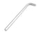 Jetech Hex Key Wrench 12mm, Extra Long Allen Key, L-Shape Hexagon Metric Wrenches, Alloy Steel Chrome Plated, Repairing Tool for Home Repair - PL-12C