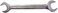 Jetech Double Open End Wrench, Size 24 x 26 mm Metric, Flat Head Wrench, Industrial Grade, Open Ended Spanner for Automotive Repair Furniture Assembly - OWS24-26