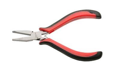 Jetech Flat Nose Pliers 5-Inch (128mm) for Jewelry Making, Mini Wire Cutters for Bending Straightening Ring Opening, Chrome Vanadium Steel - MP-5L