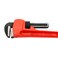 Jetech 18-Inch Heavy Duty Straight Pipe Wrench, Adjustable Aluminum Plumber Wrench with Floating Hook Jaw and I-Beam Handle, Red - PW-450