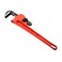 Jetech 18-Inch Heavy Duty Straight Pipe Wrench, Adjustable Aluminum Plumber Wrench with Floating Hook Jaw and I-Beam Handle, Red - PW-450