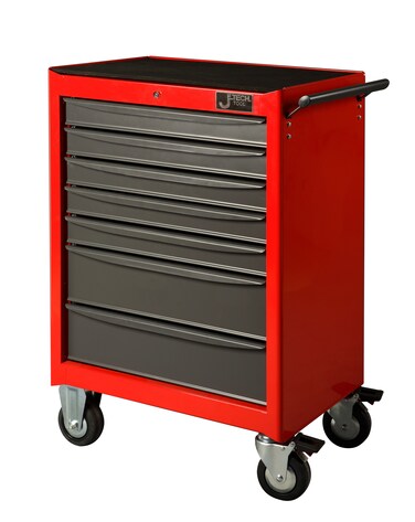 Jetech 7-Drawer Rolling Tool Chest w/Drawers &amp; Lock, Tool Storage Cabinet with Lockable Wheels, TRP Universal Wheels, Tool Organizer Box for Garage, Warehouse &amp; Repair Shop - RC-7