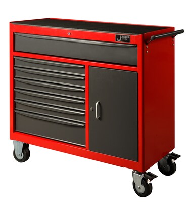 Jetech 9-Drawer Rolling Tool Chest w/Drawers &amp; Lock, Tool Storage Cabinet with Lockable Wheels, TRP Universal Wheels, Tool Organizer Box for Garage, Warehouse &amp; Repair Shop - RC-9