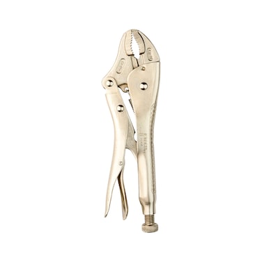 Jetech 10-Inch Curved Jaws Locking Pliers with Wire Cutter - Chrome Vanadium Alloy Steel Body, Industrial Grade Vises Grips - LGP-10