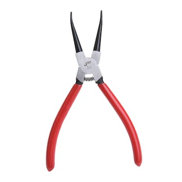 Jetech 7-Inch Snap Ring Pliers, Internal Circlip Pliers with Straight Jaw, Premium Chrome Vanadium Steel, Coil Spring, Red - SR-7A