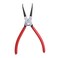 Jetech 7-Inch Snap Ring Pliers, Internal Circlip Pliers with Straight Jaw, Premium Chrome Vanadium Steel, Coil Spring, Red - SR-7A