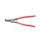 Jetech Mini Bent Needle Nose Pliers 7 Inch Bent Long Nose Plier, Extermal Snap Ring Pliers, Needle Remover Pliers Fishing Tools Precision Pliers for Jewelry Making and Small Object Gripping - SR-7D