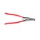Jetech Mini Bent Needle Nose Pliers 7 Inch Bent Long Nose Plier, Extermal Snap Ring Pliers, Needle Remover Pliers Fishing Tools Precision Pliers for Jewelry Making and Small Object Gripping - SR-7D