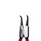 Jetech Mini Bent Needle Nose Pliers 7 Inch Bent Long Nose Plier, Extermal Snap Ring Pliers, Needle Remover Pliers Fishing Tools Precision Pliers for Jewelry Making and Small Object Gripping - SR-7D