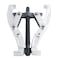 Jetech 2-Jaw Gear Puller 40mm&ndash;265mm Spread Range, For Pulling, Heavy-Duty, Bearing, Flywheel, Pulley and Gear Remover Tool, Adjustable - 2GP-250