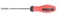 Jetech 10-7mm Nut Screwdriver Driver, 125mm Shaft Nut Driver with Soft Grip Handle, Screwdriver Handle for Holding Bolts and Screws, 235mm Long - SD7-125