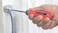 Jetech 12-8mm Nut Screwdriver Driver, 125mm Shaft Nut Driver with Soft Grip Handle, Screwdriver Handle for Holding Bolts and Screws, 235mm Long - SD8-125