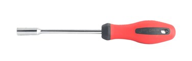 Jetech 12-8mm Nut Screwdriver Driver, 125mm Shaft Nut Driver with Soft Grip Handle, Screwdriver Handle for Holding Bolts and Screws, 235mm Long - SD8-125