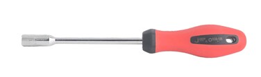 Jetech 12-9mm Nut Screwdriver Driver, 125mm Shaft Nut Driver with Soft Grip Handle, Screwdriver Handle for Holding Bolts and Screws, 235mm Long - SD9-125