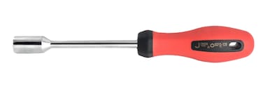 Jetech 18-13mm Nut Screwdriver Driver, 125mm Shaft Nut Driver with Soft Grip Handle, Screwdriver Handle for Holding Bolts and Screws, 245mm Long - SD13-125