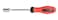 Jetech 18-13mm Nut Screwdriver Driver, 125mm Shaft Nut Driver with Soft Grip Handle, Screwdriver Handle for Holding Bolts and Screws, 245mm Long - SD13-125