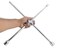 Jetech 20 Inch Wheel Nut Wrench, 17mm 19mm 21mm and 23mm, 4 Way Lug Wrench, Chrome Vanadium Steel, Assemble and Dismantle Tire &amp; Maintenance - 4WLW-500
