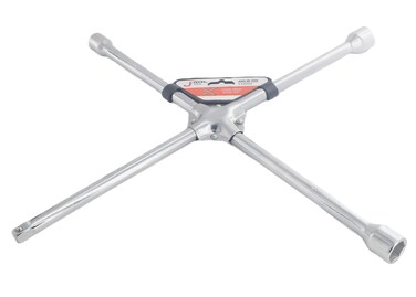 Jetech 20 Inch Wheel Nut Wrench, 17mm 19mm 21mm and 23mm, 4 Way Lug Wrench, Chrome Vanadium Steel, Assemble and Dismantle Tire &amp; Maintenance - 4WLW-500