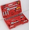 Jetech 27-Pieces Mechanic Repair Tool Set with Sockets, Screwdrivers, Ratchet Wrench, Adjustable Wrench &amp; Pliers, Professional Auto &amp; Workshop Kit - JEB-R27