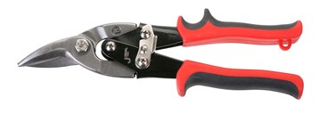 Jetech 10 Inch Aviation Snips - Right Angled Professional Offset Snippers with Compound Action Cutting Shears from Forged Blade and Safety Latch - AVSR-10