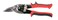 Jetech 10 Inch Aviation Snips - Right Angled Professional Offset Snippers with Compound Action Cutting Shears from Forged Blade and Safety Latch - AVSR-10