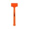 Jetech 55oz Dead Blow Hammer, Rubber Shockproof Hammer, Durable, Non-Slip Checkered Grip, Neon Orange - HDB-55