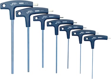 Jetech 7-Piece Allen Wrench Set, Metric, T-Handle, Hex Key Set, Portable Allen Key Set for Basic Home Repair and Mechanical Maintenance, 2mm-8mm - TPS-7S