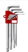 Jetech Hex Key Set, 10-Piece Metric Allen Key Set, 1.5-12 mm, Anti-Slip Long Ball End Hex Wrench Set, Hex Key Set for Disassembling Mechanical Equipment, Vehicle, and Bicycle Repairs - BL-C10