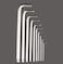 Jetech Hex Key Set, 10-Piece Metric Allen Key Set, 1.5-12 mm, Anti-Slip Long Ball End Hex Wrench Set, Hex Key Set for Disassembling Mechanical Equipment, Vehicle, and Bicycle Repairs - BL-C10
