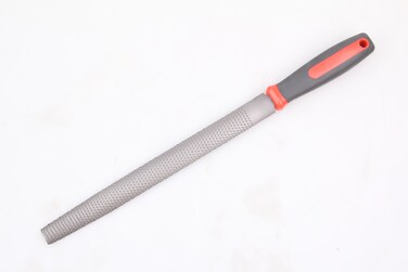 Jetech Half Round Wood File 250mm, Durable Steel File for Concave, Convex &amp; Flat Surfaces, Comfortable Anti-Slip Grip, Tool Sharpener for Pro's and DIY - FWHR-250