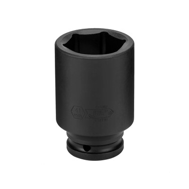 Jetech 3/4-Inch Drive Deep Impact Socket, 41mm, Made with Heat-Treated Chrome Molybdenum Alloy Steel, 6-Point Design - FK3/4-D41