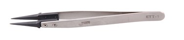 Jetech Precision Tweezers, Anti-static Stainless Steel Pointed Tweezers for Electronics, Crafts, Soldering, Welding, Experimental Work, and Jewelry Making Industrial Tweezers, 130mm - ETT-1