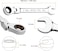 Jetech 13mm Flexible Head Ratchet Combination Wrench, Industrial Grade Flex Ratcheting Spanner, Heat-Treated Cr-V Alloy Steel, 12 Point Ratchet Box Ended and Open End Spanner, Flex-Head Gear Wrench