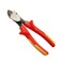 Jetech 8-Inch Insulated Handle Diagonal Pliers, VDE Certified, Chrome Vanadium Steel Industrial Level Wire Cutter Side Cutting Pliers Tool, Orange - IDP-8