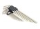Jetech 9 -Piece Long Arm Tamper-Resistant Torx Key Wrench Set, Security Star Key Wrenches (with Hole), S2 Steel, Torx Size: TT10, TT15, TT20, TT25, TT27, TT30, TT40, TT45, TT50 - SWL-9
