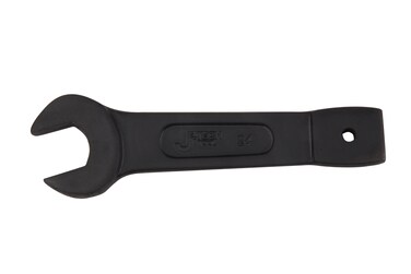 Jetech Open Slogging Spanner 24mm, Open End Striking Wrench, Metric CR-V Steel, Single Open Spanner, U Shape Head Wrench Hand Tool for Mechanical Automotive Repair - OWSS-24
