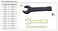 Jetech Open Slogging Spanner 32mm, Open End Striking Wrench, Metric CR-V Steel, Single Open Spanner, U Shape Head Wrench Hand Tool for Mechanical Automotive Repair - OWSS-32