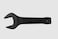 Jetech Open Slogging Spanner 60mm, Open End Striking Wrench, Metric CR-V Steel, Single Open Spanner, U Shape Head Wrench Hand Tool for Mechanical Automotive Repair - OWSS-60